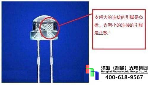 判斷草帽LED正負(fù)極圖解